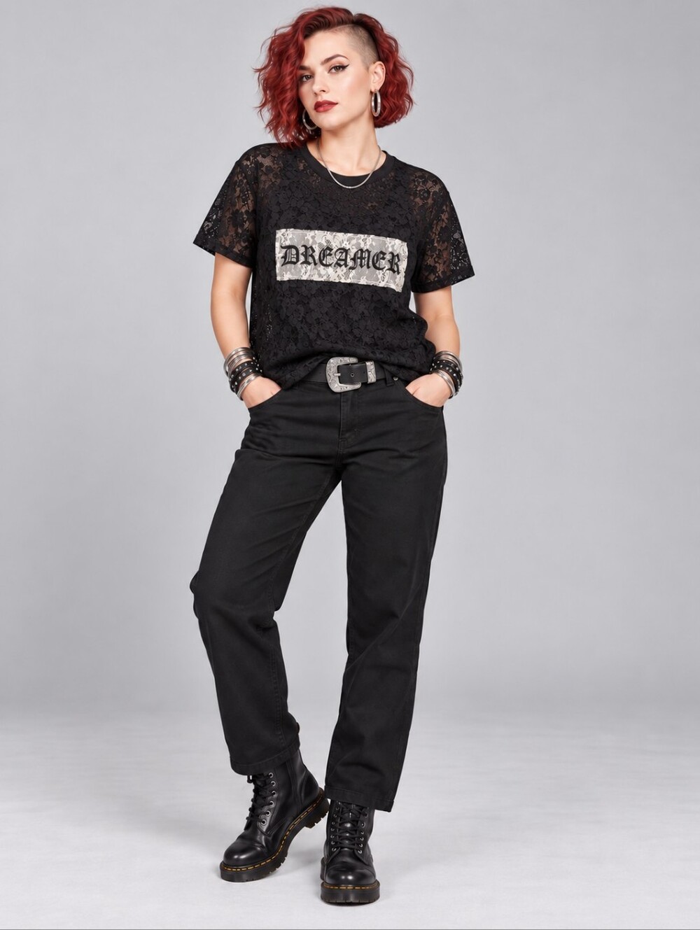Love Peace & Lazy Days Black Lace Sheer Short Sleeve Top Size Medium - Picture 9 of 9